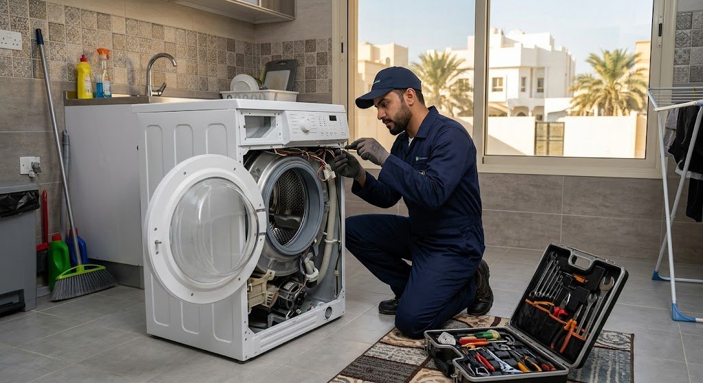 دليل شامل لأفضل خدمات تصليح غسالات بوش (Bosch) الكويت