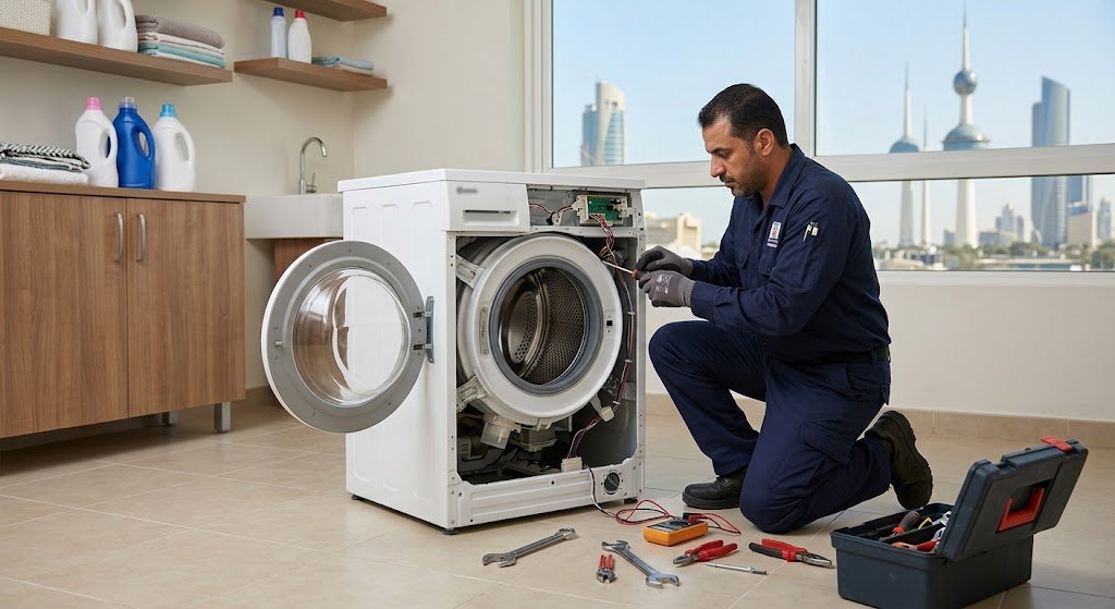 خدمات رقم تصليح غسالات الجهراء الكويت لاكتشاف الأعطال وصيانتها باحترافية