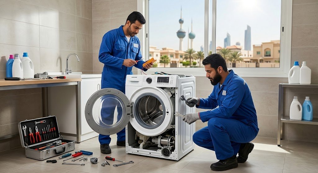 دليل شامل لأفضل خدمات صيانة غسالات الأحمدي الكويت لاكتشاف الأعطال