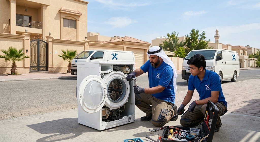 دليل شامل لأفضل خدمات صيانة فورية لجميع أعطال الغسالات الاتوماتيك في الكويت باحترافية