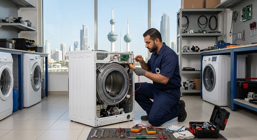 خدمات مصلح غسالات مبارك الكبير الكويت