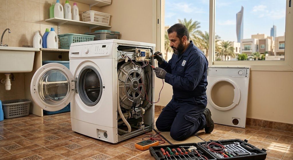 دليل شامل لأفضل خدمات تصليح غسالات كيفان الكويت